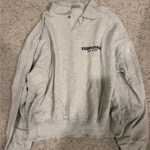 Essentials Light Gray Sweatshirt